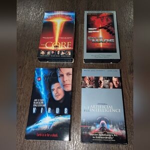 VHS Sci-fi The Core Virus A.I.  Artificial Intelligence Mission To Mars Vtg Lot